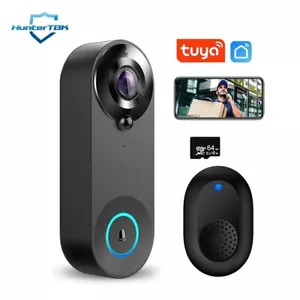 wireless doorbell bell smart intercom security video camera door wifi 1080p hd - Picture 1 of 16