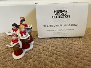 Department 56 Choirboys All-In-A-Row #58892 - Picture 1 of 2