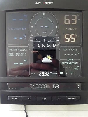 *** WORKING Acurite 5 in one indoor outdoor weather station wireless model 01517 - Image 1 of 4