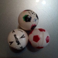 Lotto 3 palloni Subbuteo