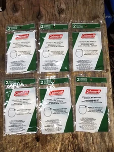 BRAND NEW 12 COLEMAN LANTERN MANTLES #21 STRING TIE SIX PACKS OF TWO 12 MANTLES - Picture 1 of 4