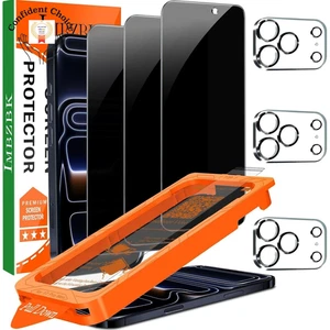 Protector De Pantalla Privacidad AntiEspia y Cámara Para iPhone 17 Pro Max 3+3 - Imagen 1 de 12