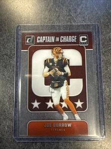 JOE BURROW 2024 Panini Clearly Donruss Captain In Charge Insert #4 Bengals 🏈🏈 - Picture 1 of 2