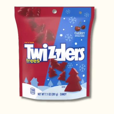 Caramelos de Navidad Twizzlers con sabor a cereza árboles 7,1 oz (1 paquete) - envío gratuito Foto 1 de 4
