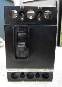 💥SIEMENS 125 AMP BOLT ON CIRCUIT BREAKER 3 POLE 240 VAC MAX QJ23B125 - Picture 1 of 8