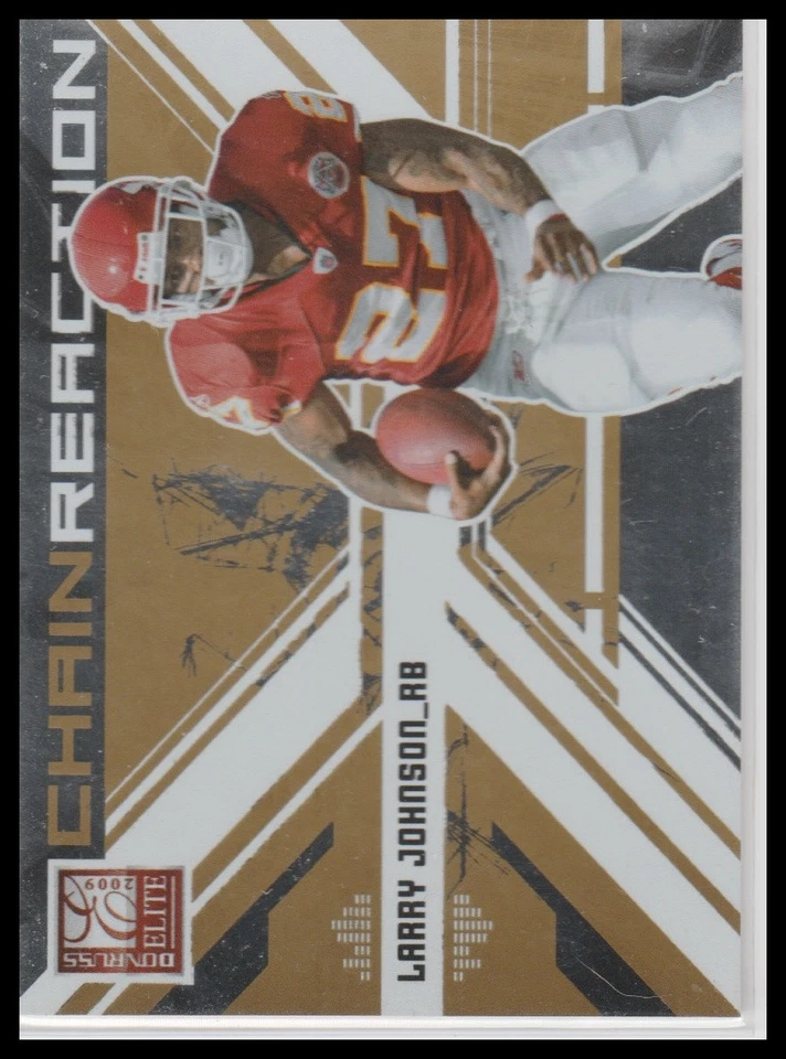2009 Donruss Elite #25 Larry Johnson Chain Reaction Gold #/899 - Image 1 of 1