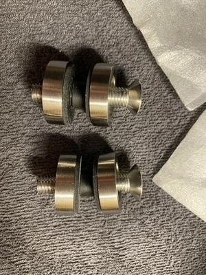 2x PRIOstahl Glaspunkthalter Punkthalter Glashalter für 6mm bis 12,76mm - Bild 1 von 4