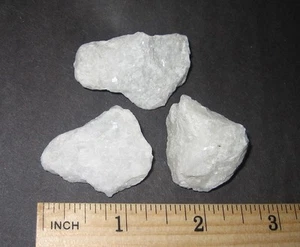 3 SELTENE NATÜRLICHE ROHE ANGELINIT KRISTALL CALCIT STEIN MINERALIEN FLORIDA 48,7 GRAMM - Bild 1 von 5