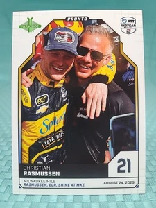 2025 Parkside Indycar Pronto Wk 16 Christian Rasmussen Carp Milwaukee Mile 127 - Picture 1 of 2