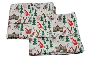1- Ski Resort Theme Pillowcase 20 X 30 Standard/queen - Picture 1 of 4