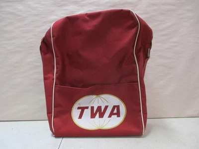 Bolsa de viaje vintage de lona TWA Foto 1 de 3