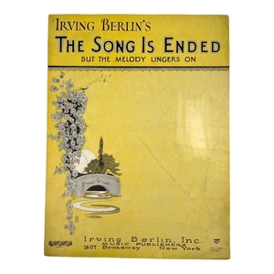 1927 Das Lied ist zu Ende, aber die Melodie verweilt, Irving Berlin - Noten - Bild 1 von 2
