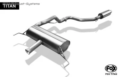Impianto Completo Di Scarico Titan Ab Kat Opel Corsa D OPC - Immagine 1 di 2
