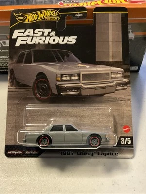 2024 Hot Wheels Premium Fast & Furious 1987 Chevy Caprice - Real Riders. - Image 1 of 2