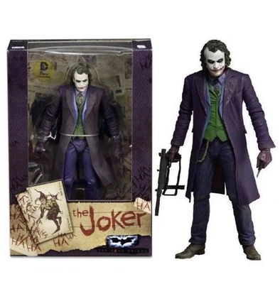 New Batman The Dark Knight Joker Heath Ledger 7" Action Figure Movie Actor Gift