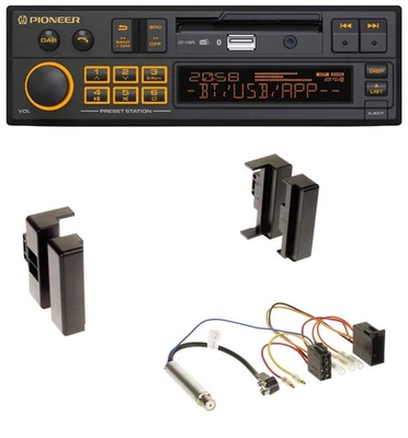 Pioneer DAB MP3 USB Bluetooth Autoradio für Audi A4 B5 bis 99 A6 C4 bis 97 A8 D2 - Bild 1 von 4