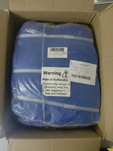 Colour Tree Shade Sail Right Triangle 24' x 24' x 33.9' Blue - Picture 1 of 3