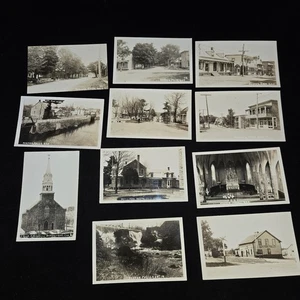 Lot 11 Roxton Falls Quebec Kanada AZO Echtfoto RPPC Postkarte - Bild 1 von 22