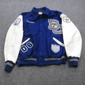 Vintage Bear Creek Football Varsity Jacket Mens 2XL DeLong All Star 90s - Picture 1 of 24