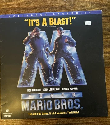 Super Mario Bros Letterbox LASERDISC Movie 1993 Nintendo Lighthouse Mario Luigi - Image 1 of 4