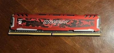 Micron Ballistix 8GB DDR4-3000 Desktop Memory BLS8G4D30AESEK.M8FE - Image 1 of 3