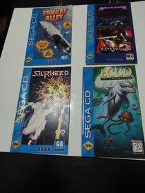 Lot Of 4 Sega CD Manuals Only W Registrations Attached No Games Or Cases