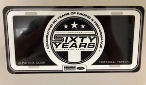 Carlisle Ford Nationals - 60th Anniversary of the Shelby GT350 License Plate - Picture 1 of 1