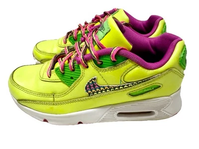 Nike Air Max 90 LTR CW5797-700 Voltios Verde Rosa GS Talla 3Y Usado en Excelente Condición Foto 1 de 4
