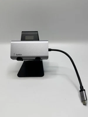 Belkin USB C Hub 4-in-1 Multi-Port Dock 4K HDMI 100W For MacBook Pro and Air - Image 1 of 4