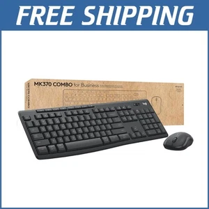 Full-Size MK370 Wireless Keyboard and Mouse Set with Silent-Touch Technology - Picture 1 of 11