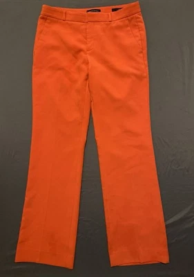 Banana Republic Logan 正装裤子女式 8 码红色休闲裤直筒 — 第 1/4 张图片