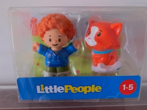 Fisher Price Little People Rothaariger Junge & Katze NEU - Bild 1 von 1