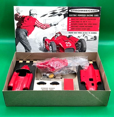 Kit Coche Ranura Strombecker Ferrari (Rojo) #25 1/24 - NUEVO EN CAJA SIN MONTAR Foto 1 de 4