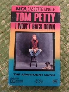 Tom Petty "I Won’t Back Down" CASSETTE SINGLE off Full Moon Fever 1989 MCA VG- - Picture 1 of 6