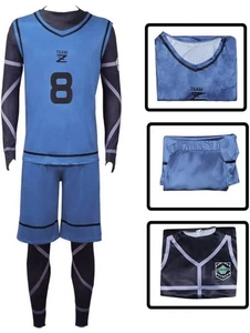 Isagi Yoichi Cosplay Kostüm Fußball Trikot Sportanzug Größe 3XL - Bild 1 von 16