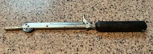 Antique Gas lamp Flint Lighter Wood Handle Free Shipping! WORKS! - Picture 1 of 6