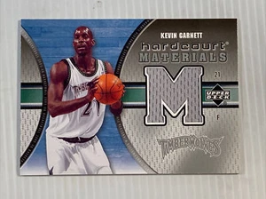 2005-06 Upper Deck Hardcourt Materials #KG Kevin Garnett - Picture 1 of 2
