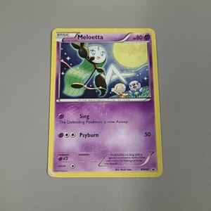 Meloetta BW68 - 2012 HP Pokemon Card - Black & White Black Star Promo Non-Holo - Picture 1 of 4