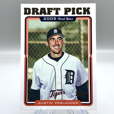 Tarjeta de novato Justin Verlander Topps #677 2005 radiocontrol Foto 1 de 3