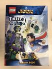 ✅ LEGO DC Super Heroes Time To Play Activity Book LEX LUTHER minifigure Minifig
