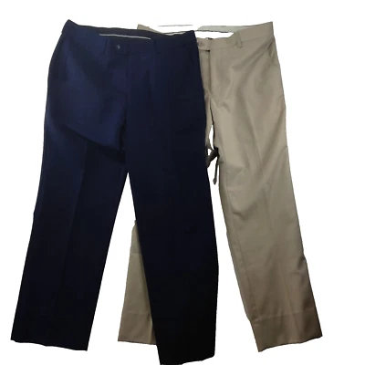 Giorgio Fiorelli Hombre Pantalones Conjunto de 2, 34 x 27 Azul Marino, Caqui Vestido Informal Foto 1 de 4