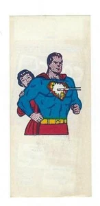 1967 TOPPS COMIC BOOK TATOO DC SUPERMAN LOIS LANE UNFOLDED NM+ - Picture 1 of 2