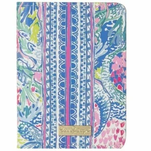 LILLY PULITZER Passport Cover Holder Wallet with Card Slots MERMAIDS COVE NWT - Picture 1 of 4