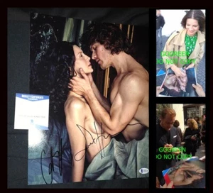 Caitriona Balfe signed 11x14 Foto Sam Heughan Outlander Poster Starz Jamie - Bild 1 von 4