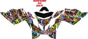 POLARIS SNOWMOBILE WRAP KIT IQ RACER, FUSION 05-12 STICKER GROUP DECAL BASIC - Picture 1 of 3