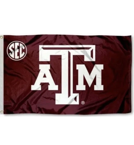 Texas A&M Aggies Large Flag 3 X 5 Foot Double Sided Cover