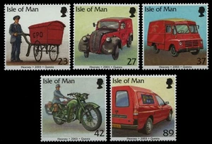 Isla de Man 2003 - Mi-N.o 1040-1044 ** - Estampillada sin montar o nunca montada - Correo - Coches/coches - Imagen 1 de 1