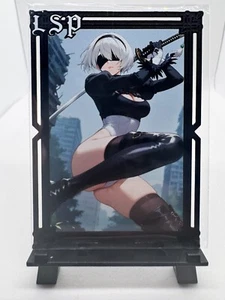 🔥 2B Metal Waifu Card | LSP Style | Limited x/200 | NieR Inspired Fan Art - Picture 1 of 2