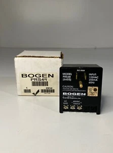 ONE (1) BOGEN Alimentatore PRS48 6605 120VAC 200mA 60Hz (NUOVO) - Foto 1 di 4