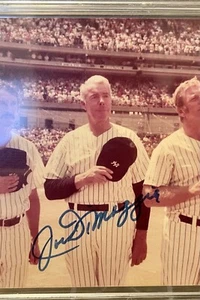 Retired NY Yankees Joe DiMaggio autographed Photograph PSA/DNA Mantle Pictured - Picture 1 of 5